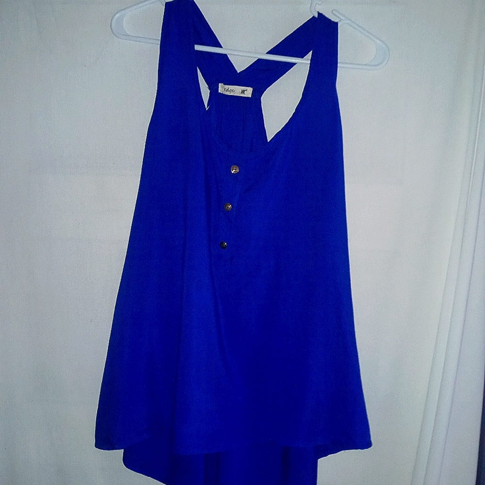 NWT Edge Blue Tank Top Size L
